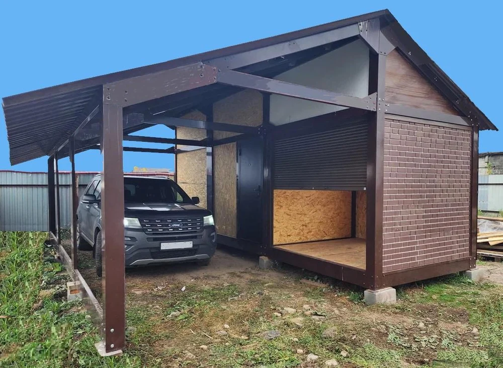 Хозблоки с навесом