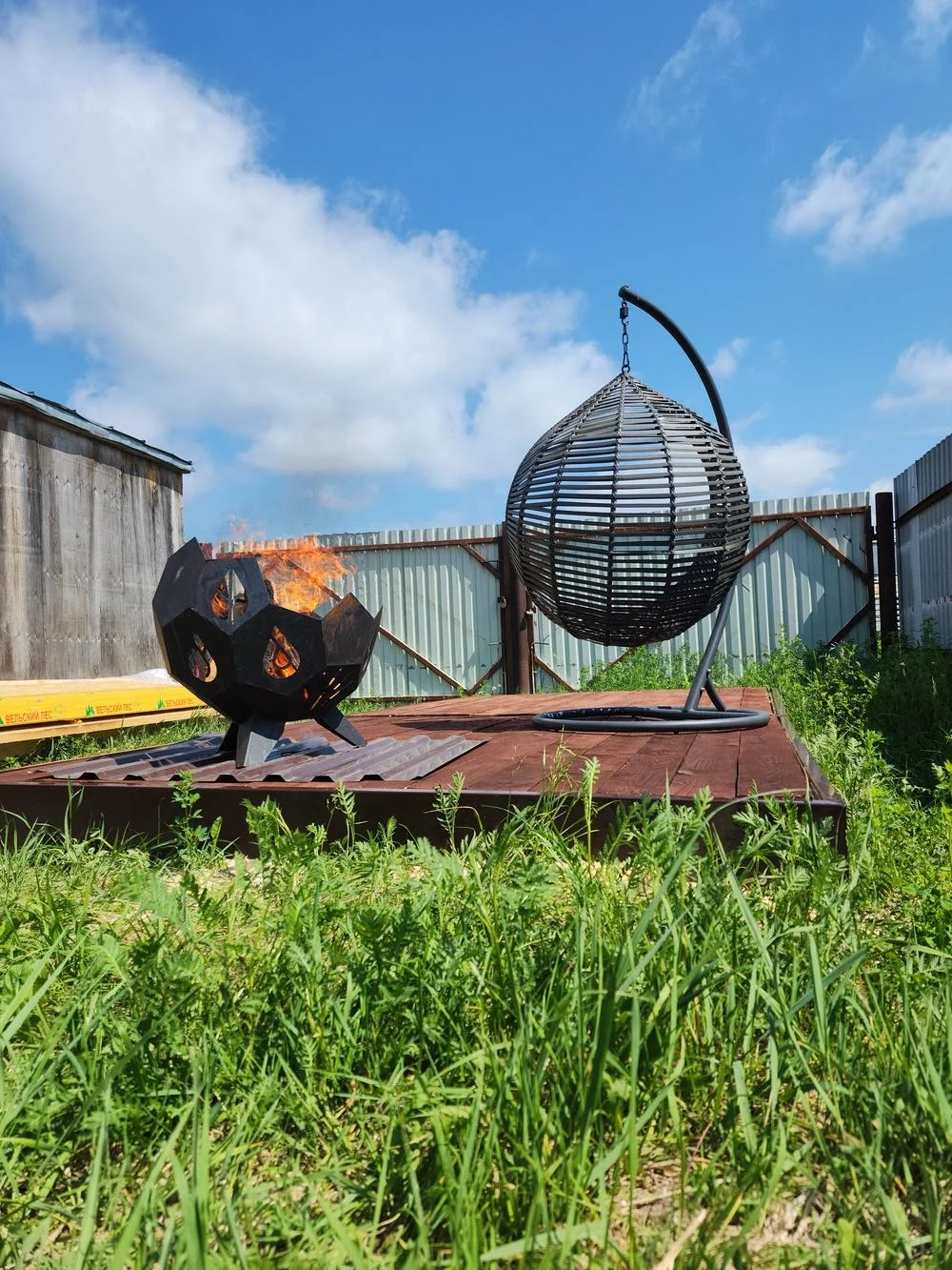 Перголы, зоны барбекю